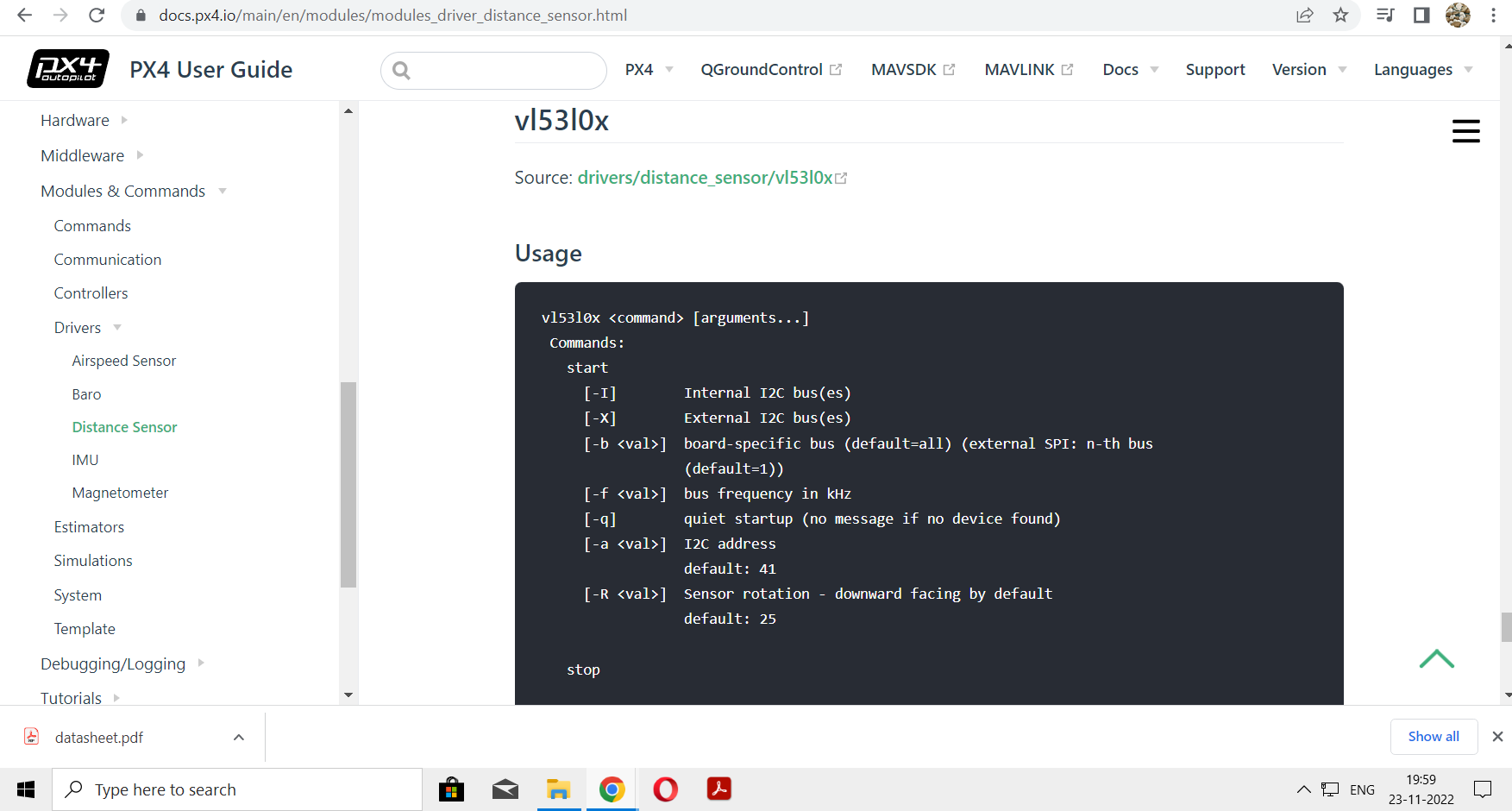RE: Unable to start VL53l0x - LIDAR distance ranger sensor | CUBE