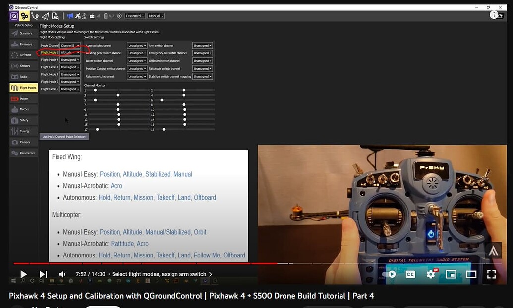 How to use QGround Controller or RC controller to emergency control a