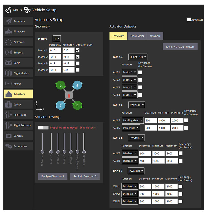 Difference between QGC screen and User Guide - QGroundControl ...