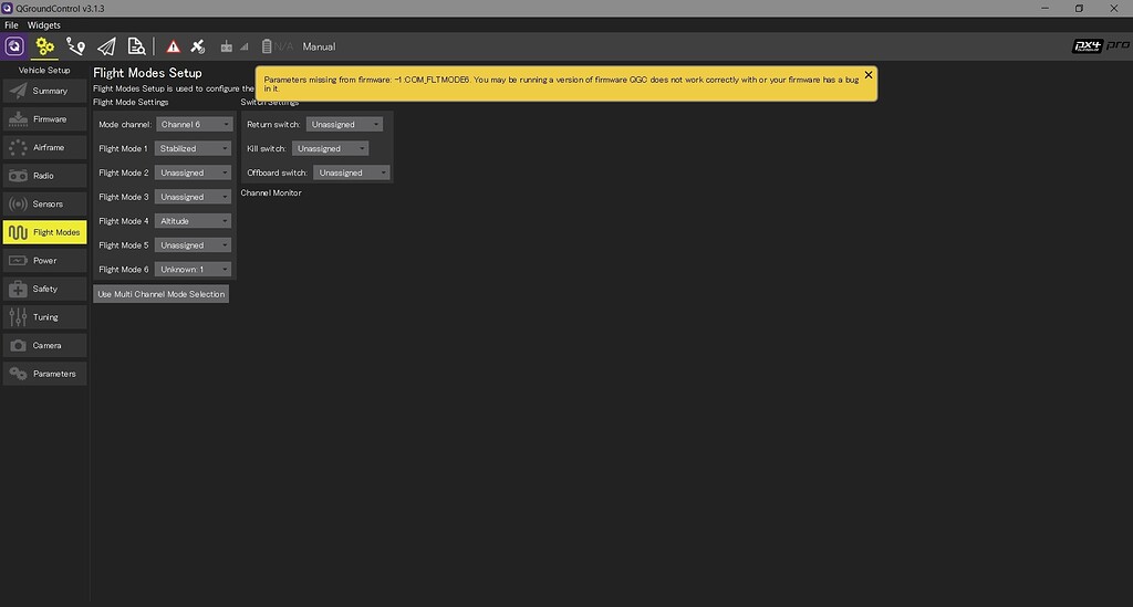 Flight mode: unknown error - PX4 Autopilot - Dronecode Forum | Open ...