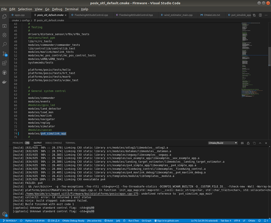 Software In the Loop with an additional customized module - Dronecode ...