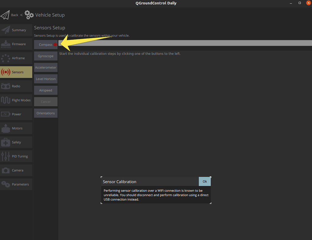 Custom Gazebo PX4 Model in SITL Compass Calibration Lost