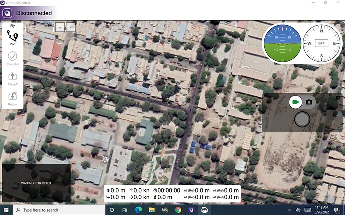 QGround Control fly page