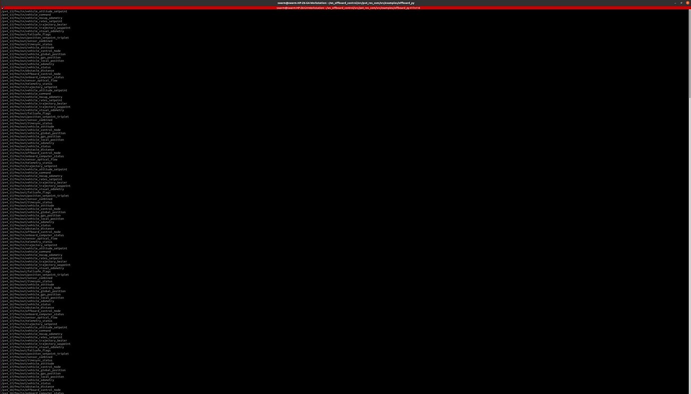 25 drones Multi Vehicle SITL using PX4 1.14 and ROS2 Foxy - PX4 ...