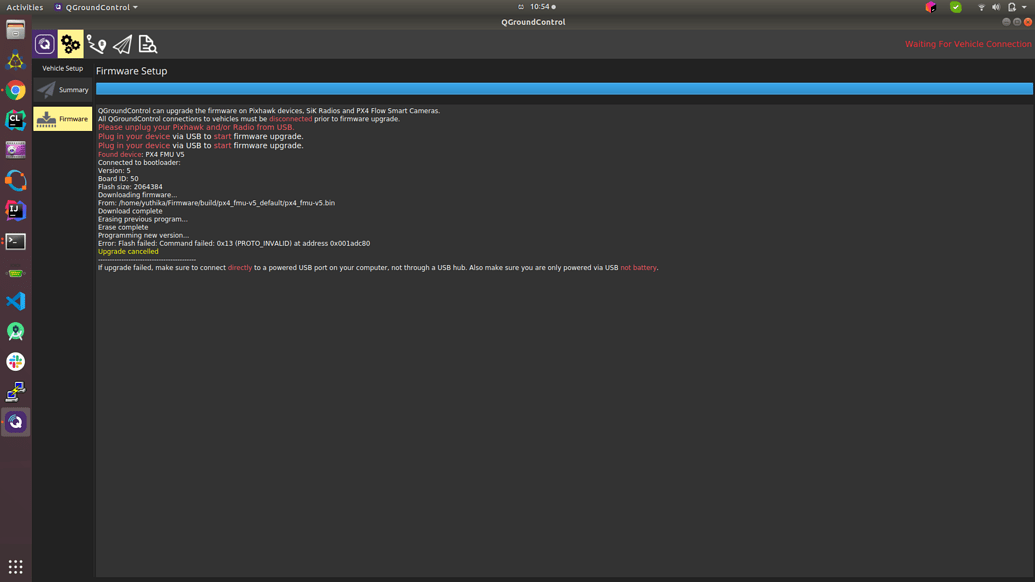 Firmware/master .bin file uploading error in qgc - Dronecode Forum ...