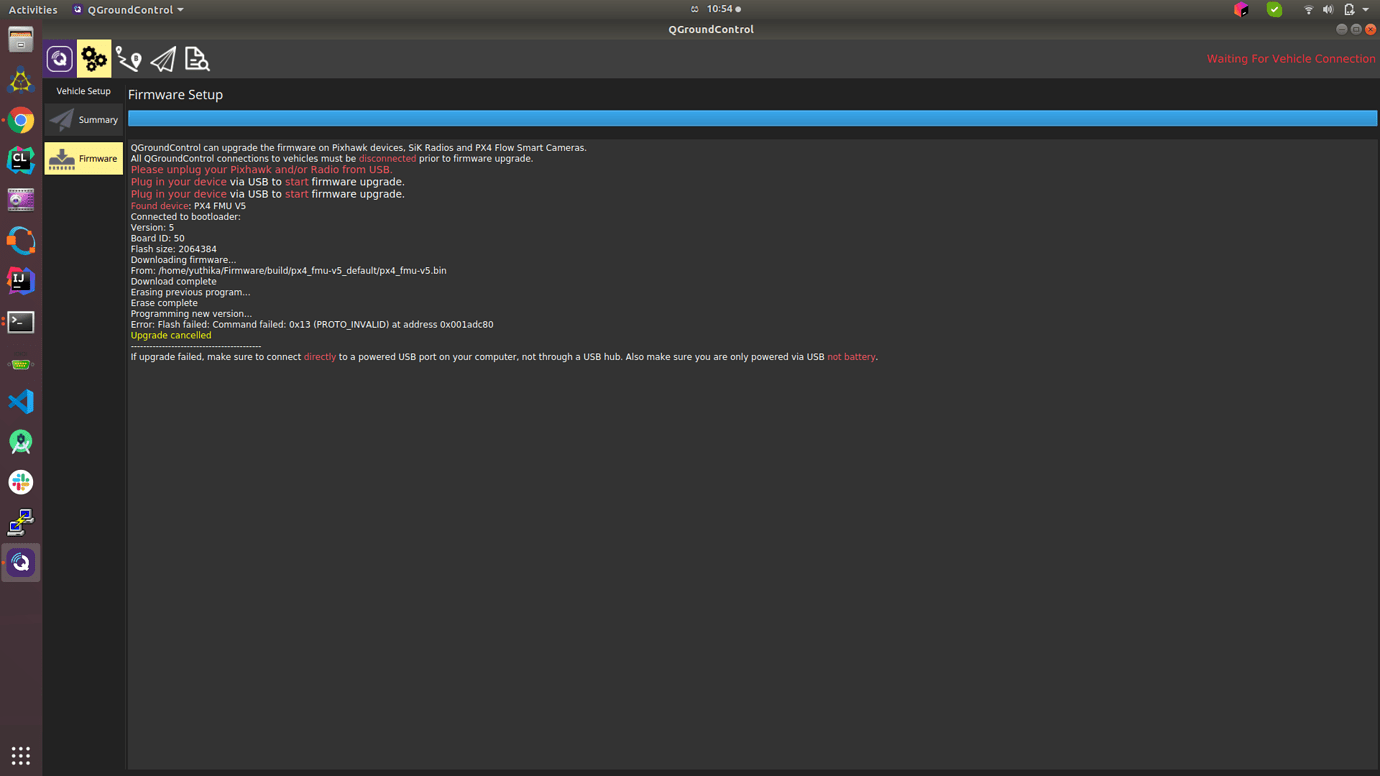 Firmware/master .bin file uploading error in qgc - Dronecode Forum ...