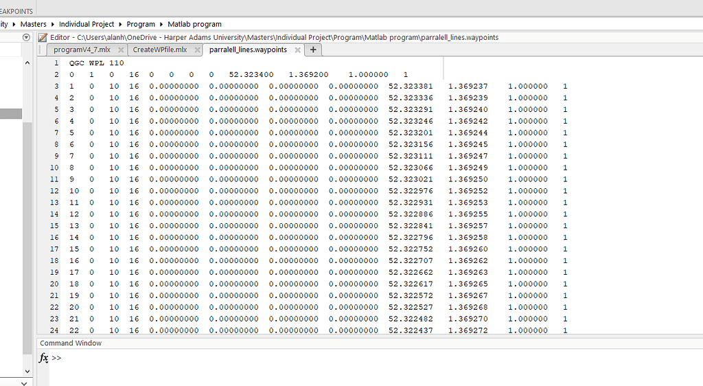 Uploading Waypoint files to QgroundControl Using QGroundControl
