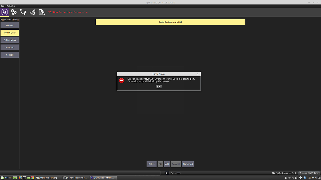 QGroundControl fails to open serial port Discussion Forum, for PX4