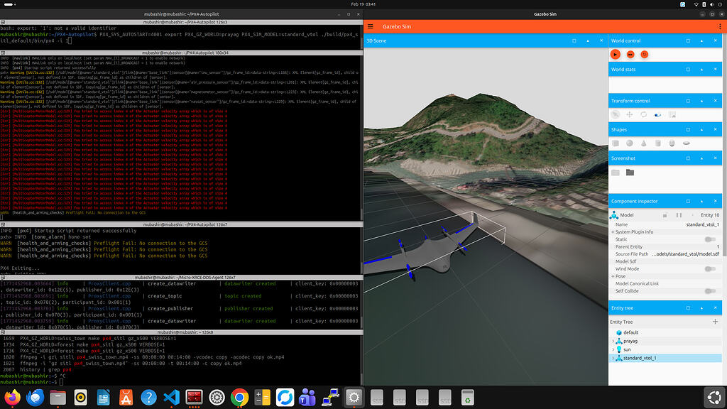 PX4 SITL Multi-Vehicle Gazebo VTOL ROS2 - PX4 Autopilot - Dronecode ...