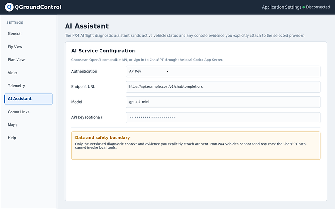 AI Assistant settings