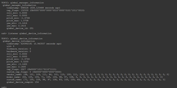 Mavlink Console Device Manager