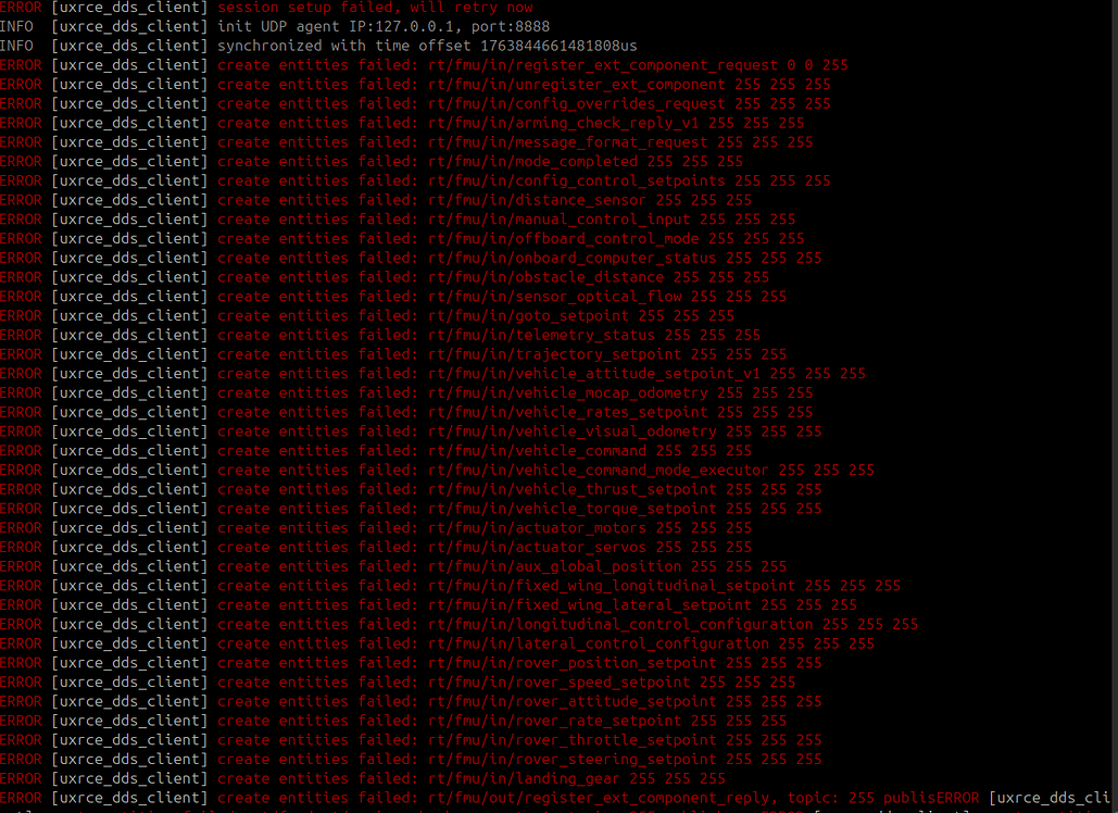 DDS faild to connect ROS2 Jazzy - PX4 Autopilot - Dronecode Forum ...