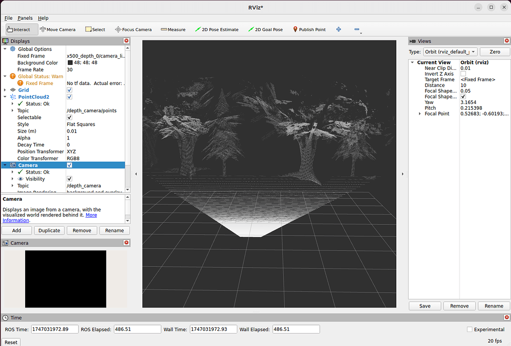 Visualisation of Point Cloud data of depth camera via Rviz2 - PX4 ...